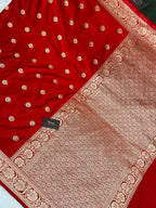 Sonakshi sinha inspired banarasi mashru silk saree