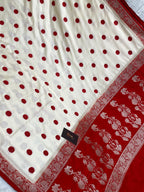 Durga puja special mashru silk banarasi saree