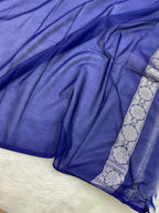Semi Chiffon Banarasi Saree