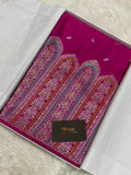 Rani Pink Mashru Silk Banarasi Saree