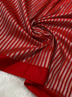 Light Pich Mashru Silk Banarasi Saree
