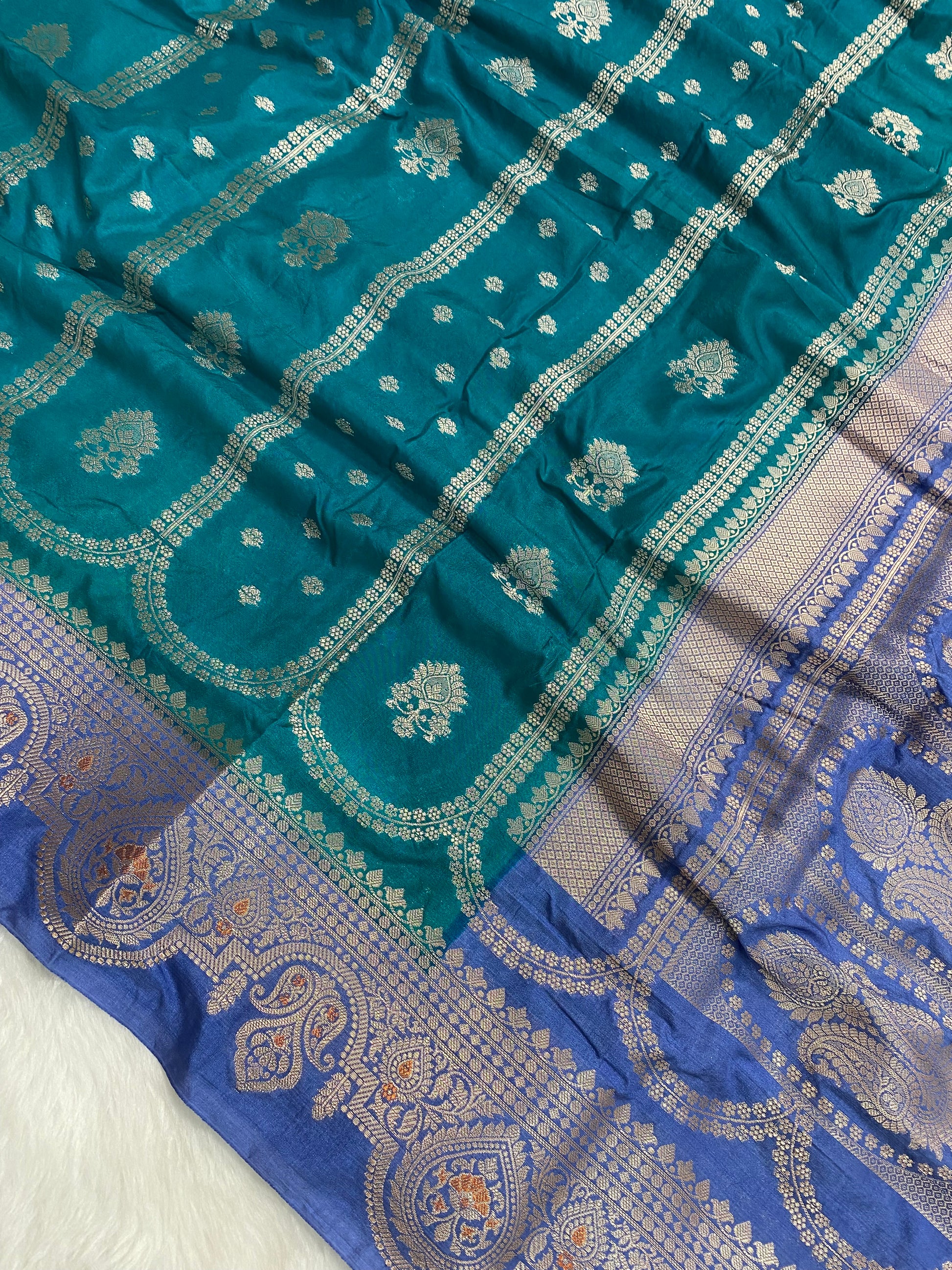 Safayer Katan Silk Banarasi Saree