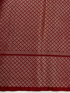 Red monga Silk minakari Banarasi Saree