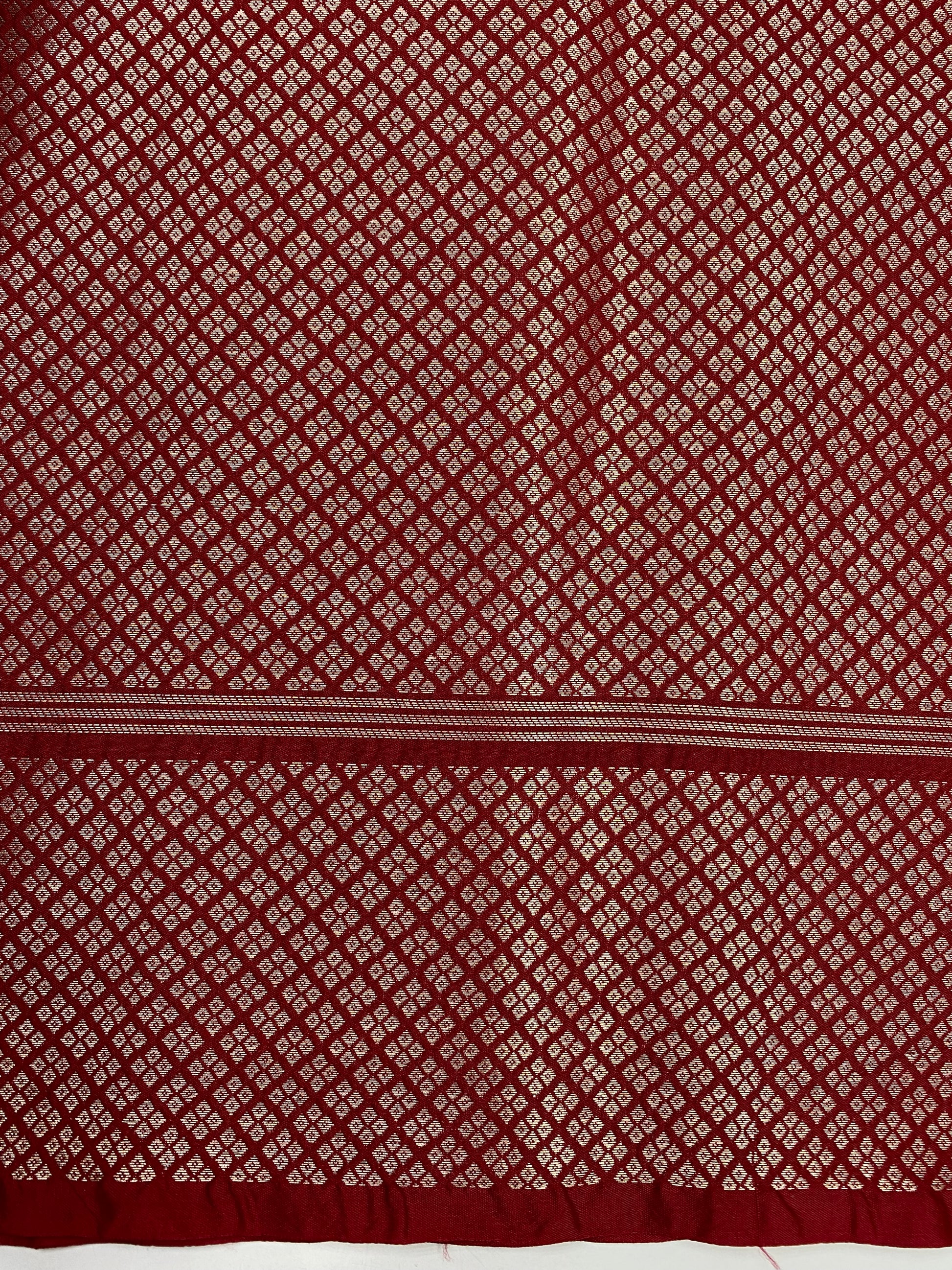 Red Color Raw Silk Saree
