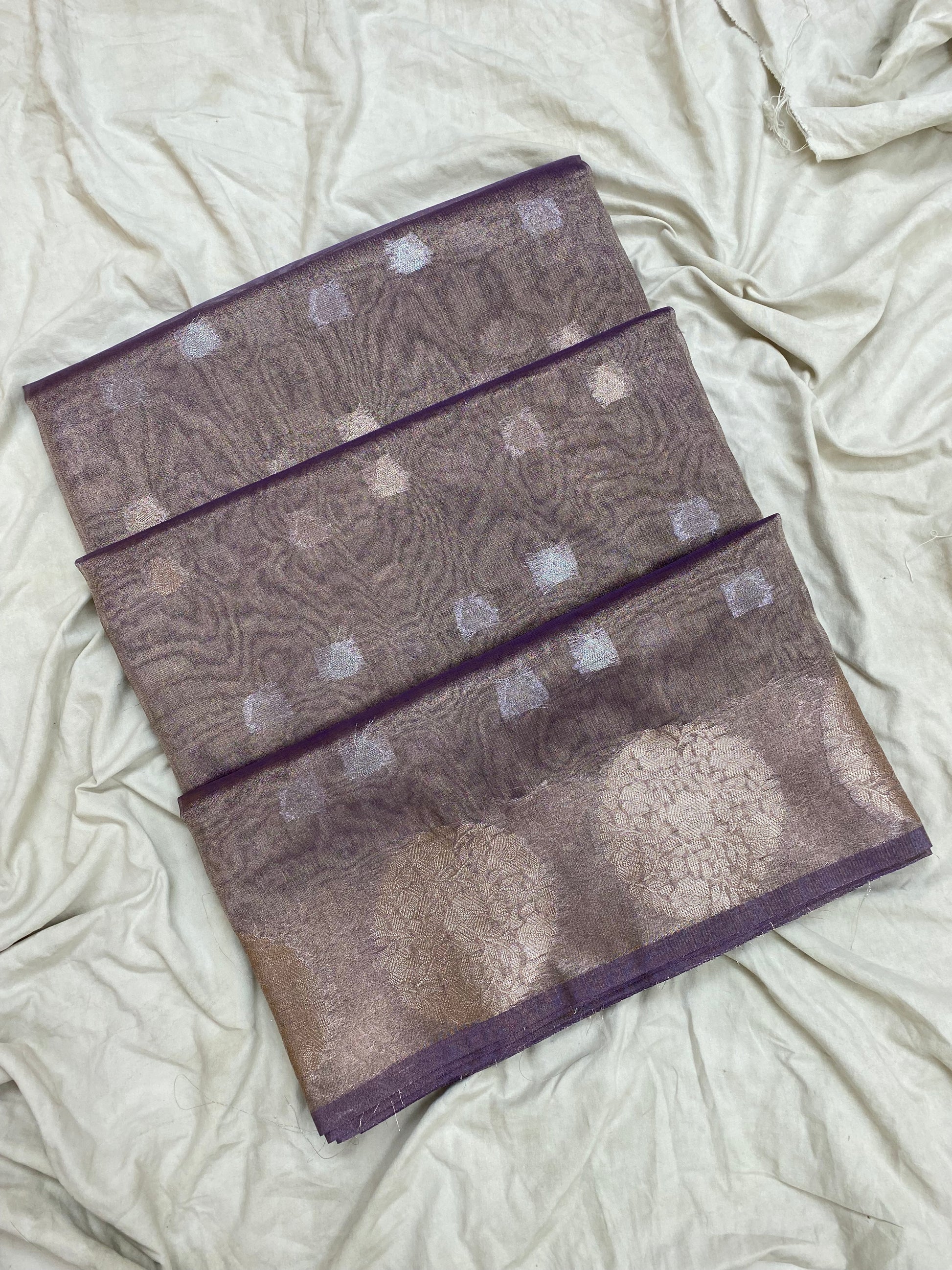 Lovendar Tissue Silk Banarasi Saree