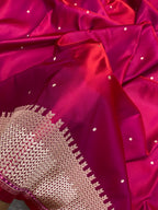 Cherry Rani Mashru Silk Banarasi Saree