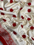 Durga puja special mashru silk banarasi saree