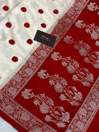 Durga puja special mashru silk banarasi saree