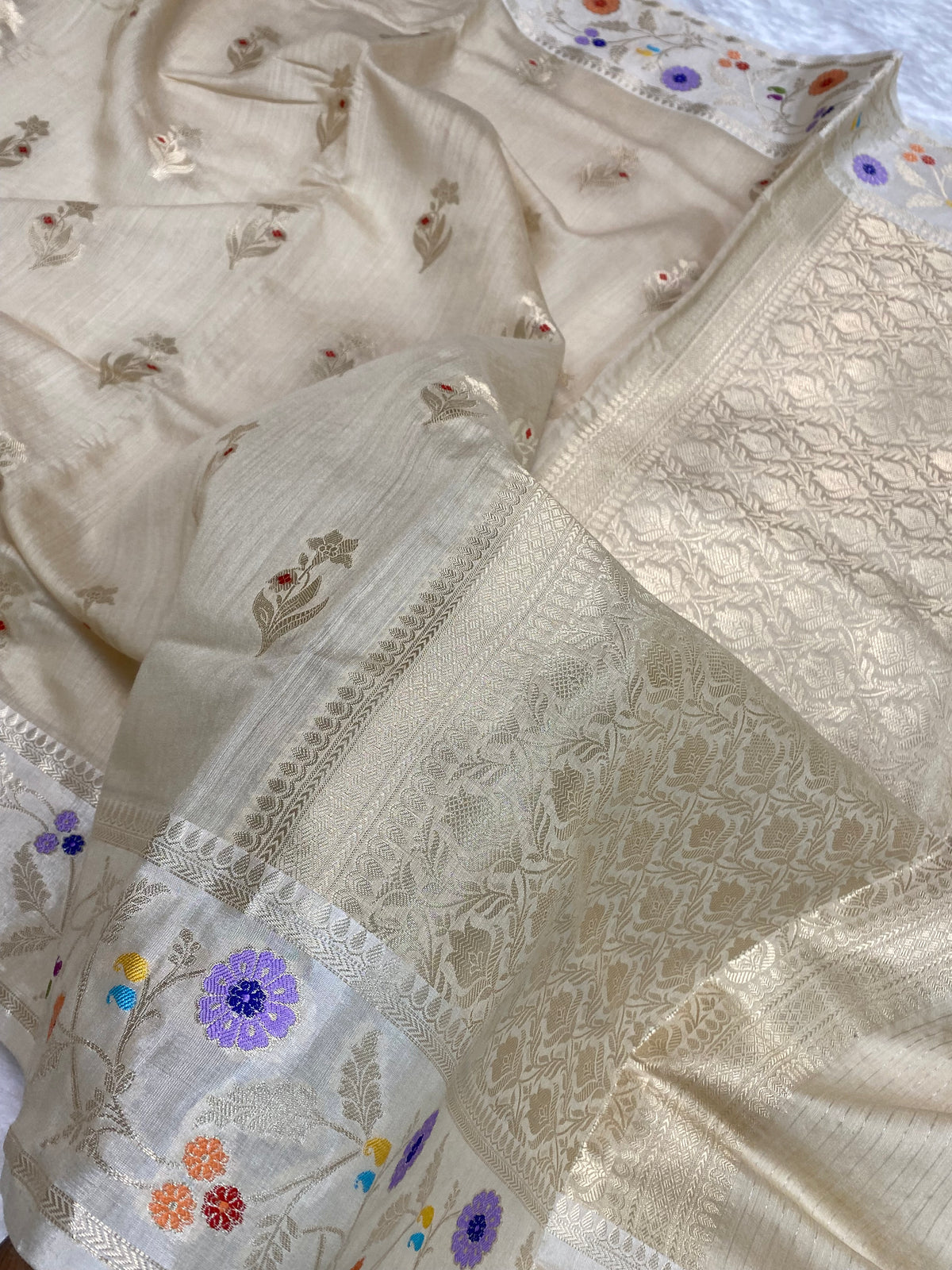 100% pure monga Banarasi silk saree