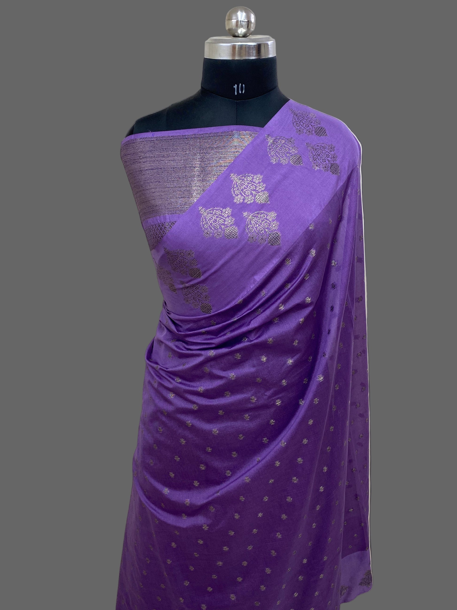 Lovendor Semi Georgette Banarasi Saree