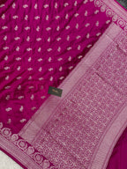 Rani Mashru Silk Banarasi Saree