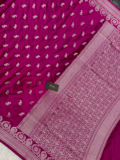 Rani Mashru Silk Banarasi Saree