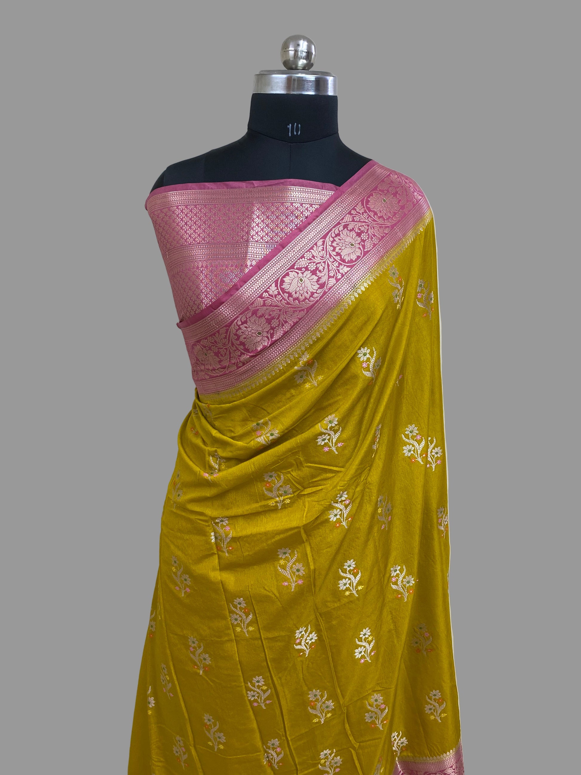 Dev Das Color Katan Silk Banarasi Saree