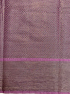 Dark Pink Semi Georgette Banarasi Saree