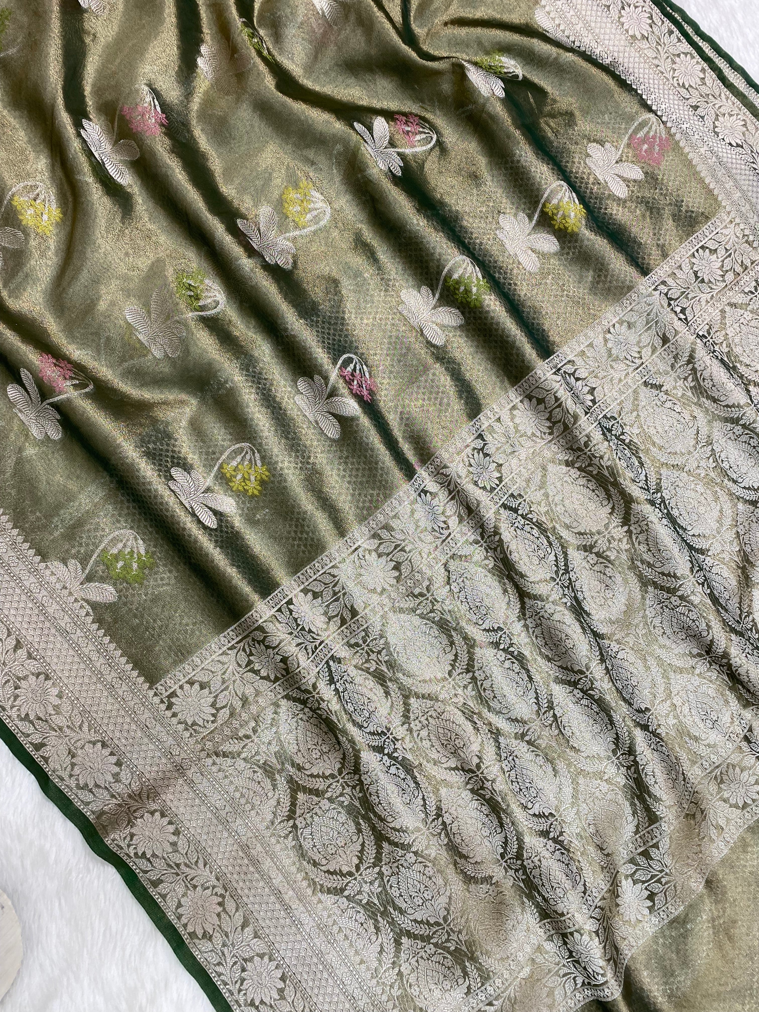 Tussue Silk Banarasi Saree