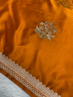 Fanta mashru silk banarasi saree