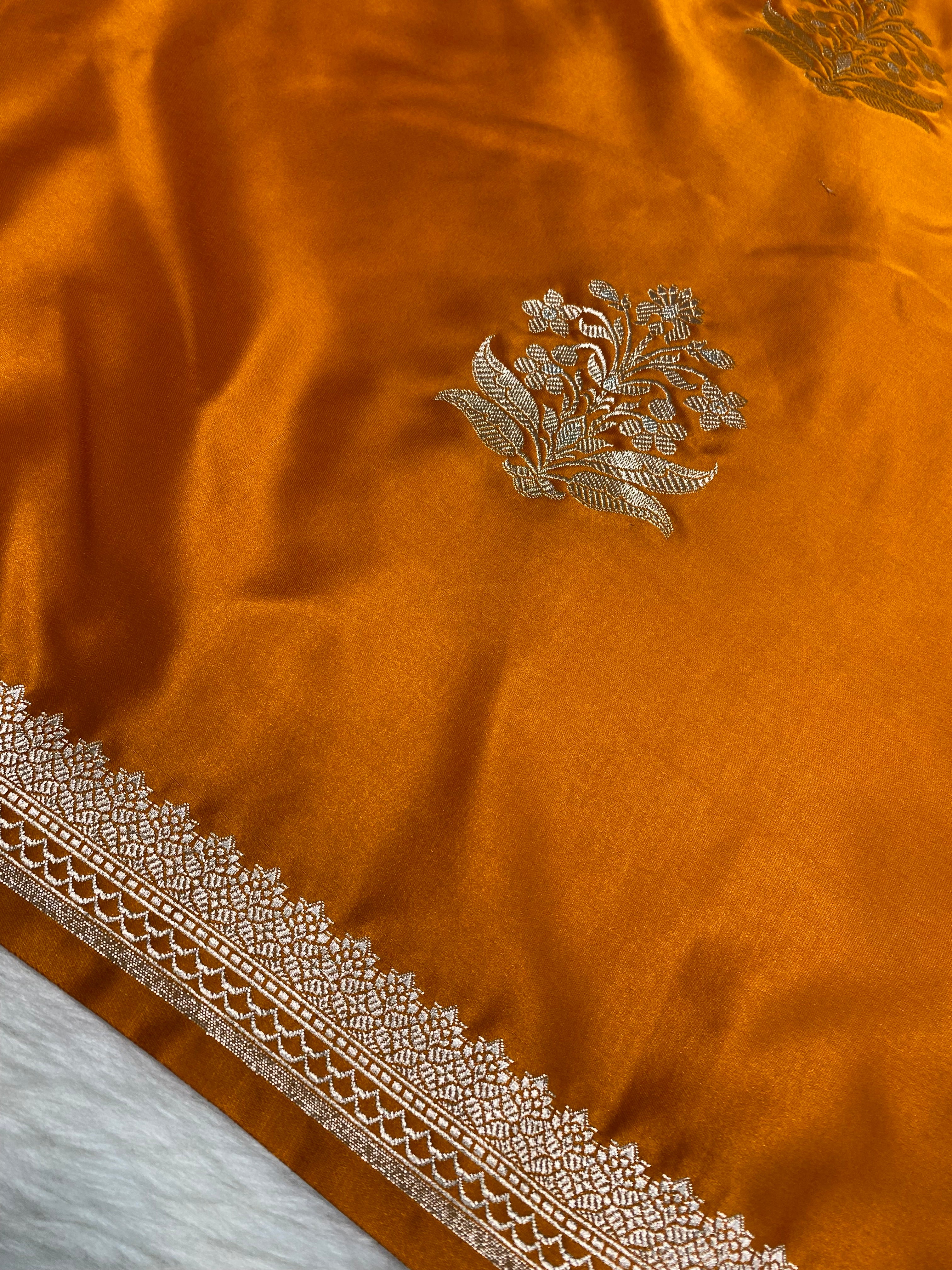 Fanta mashru silk banarasi saree