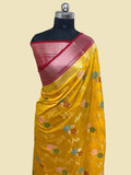 Haldi Special monga Silk Banarasi Saree