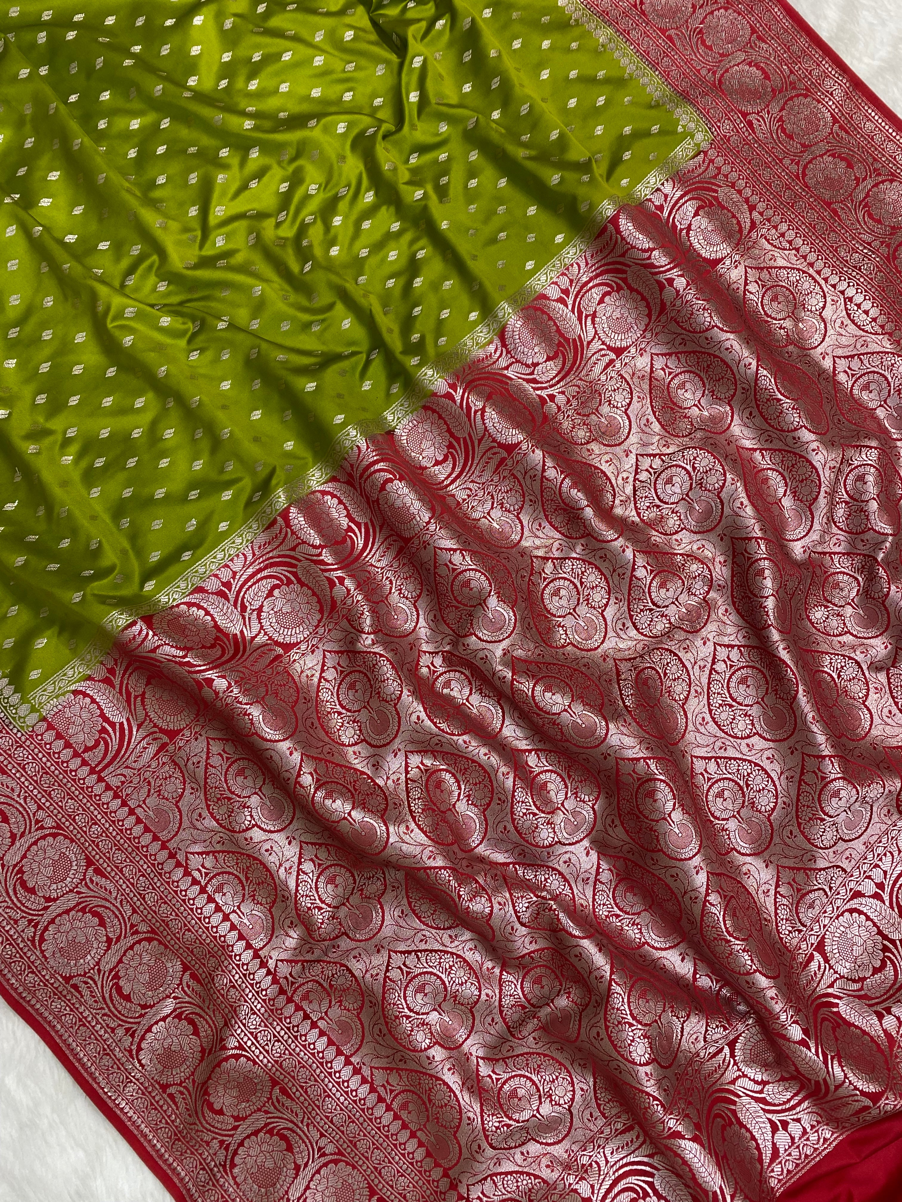 Mashru Silk Banarasi Saree