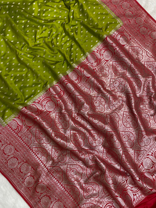 Mashru Silk Banarasi Saree