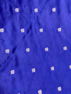 Sangeet Special Navy Blue Mashru Silk Banarasi Saree