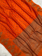 Fanta Color Semi Georgette Banarasi Saree