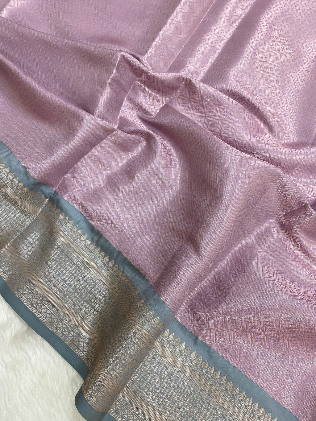 Pink Kubera Pattu Tissue Silk Banarasi Saree