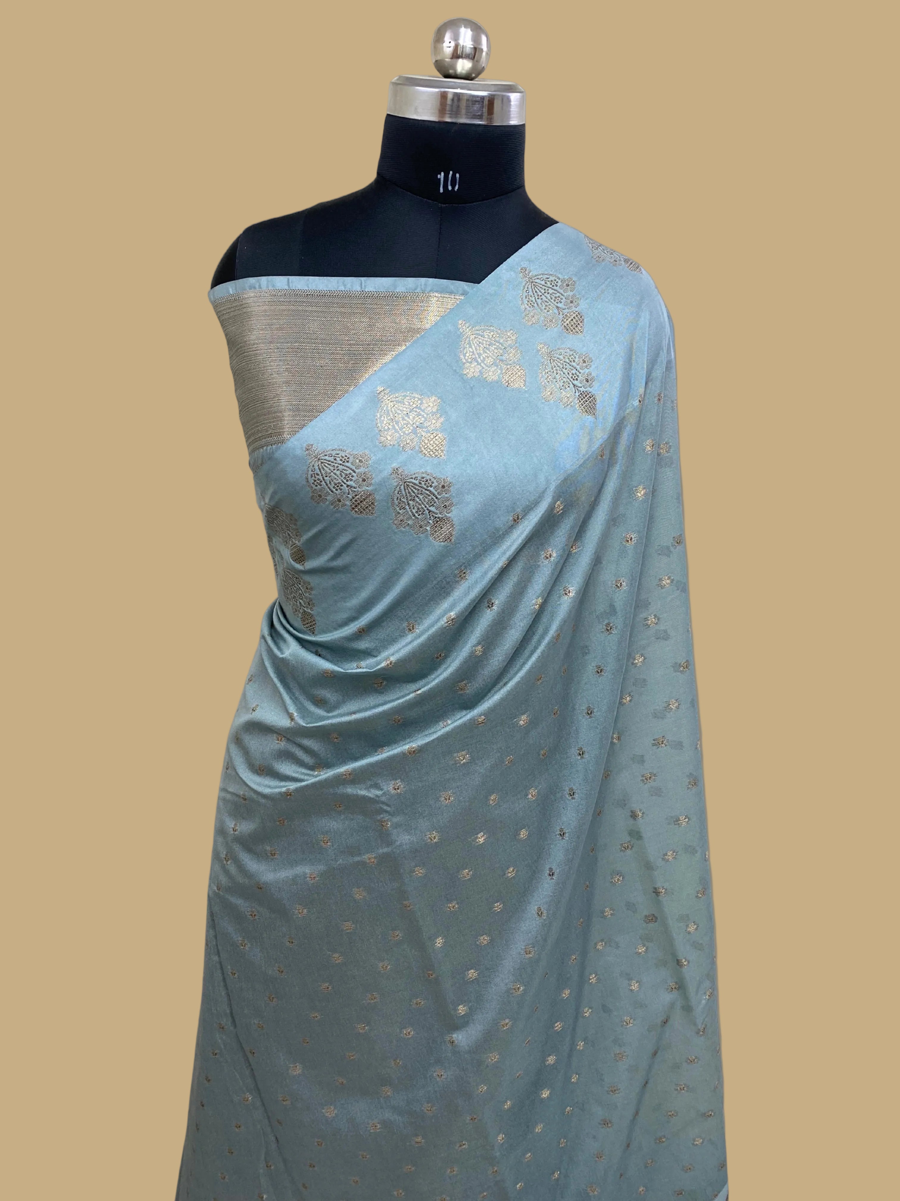 Semi Georgette Banarasi Saree
