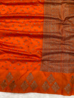 Fanta Color Semi Georgette Banarasi Saree