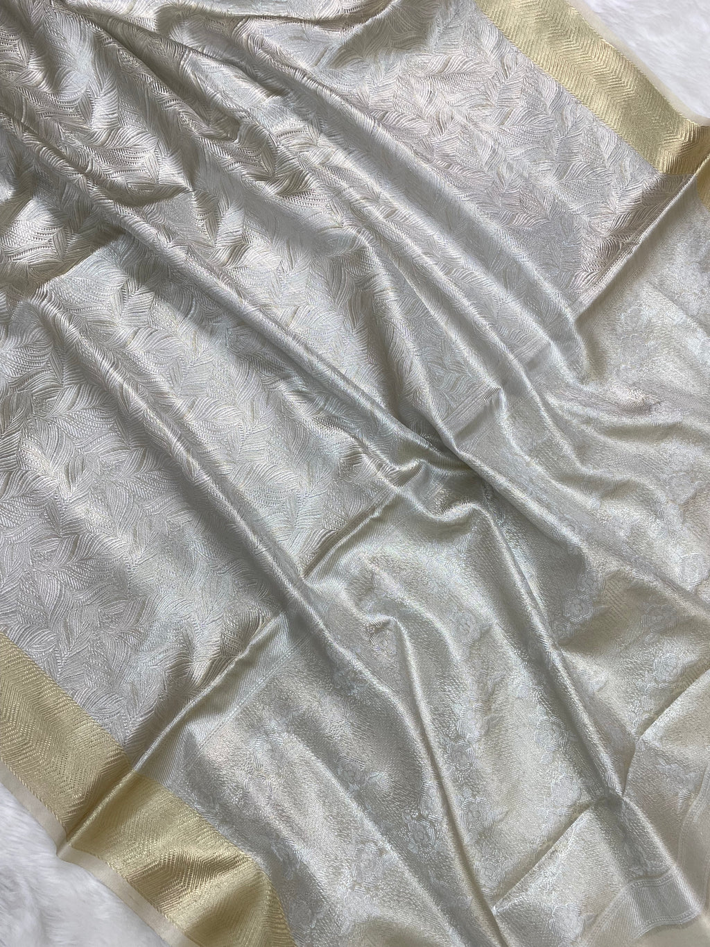 Natural Tussue Silk Banarasi Saree