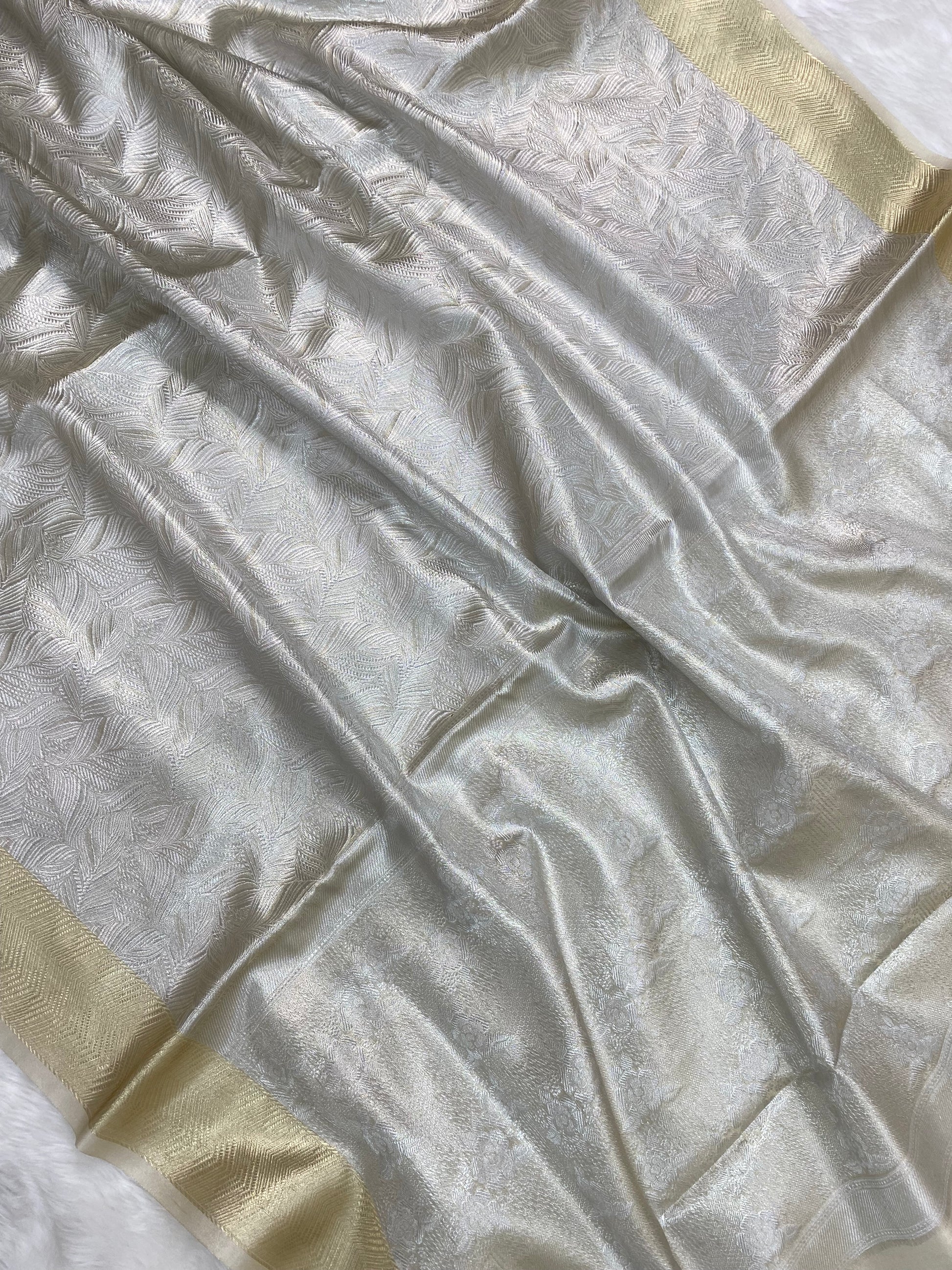 Natural Tussue Silk Banarasi Saree