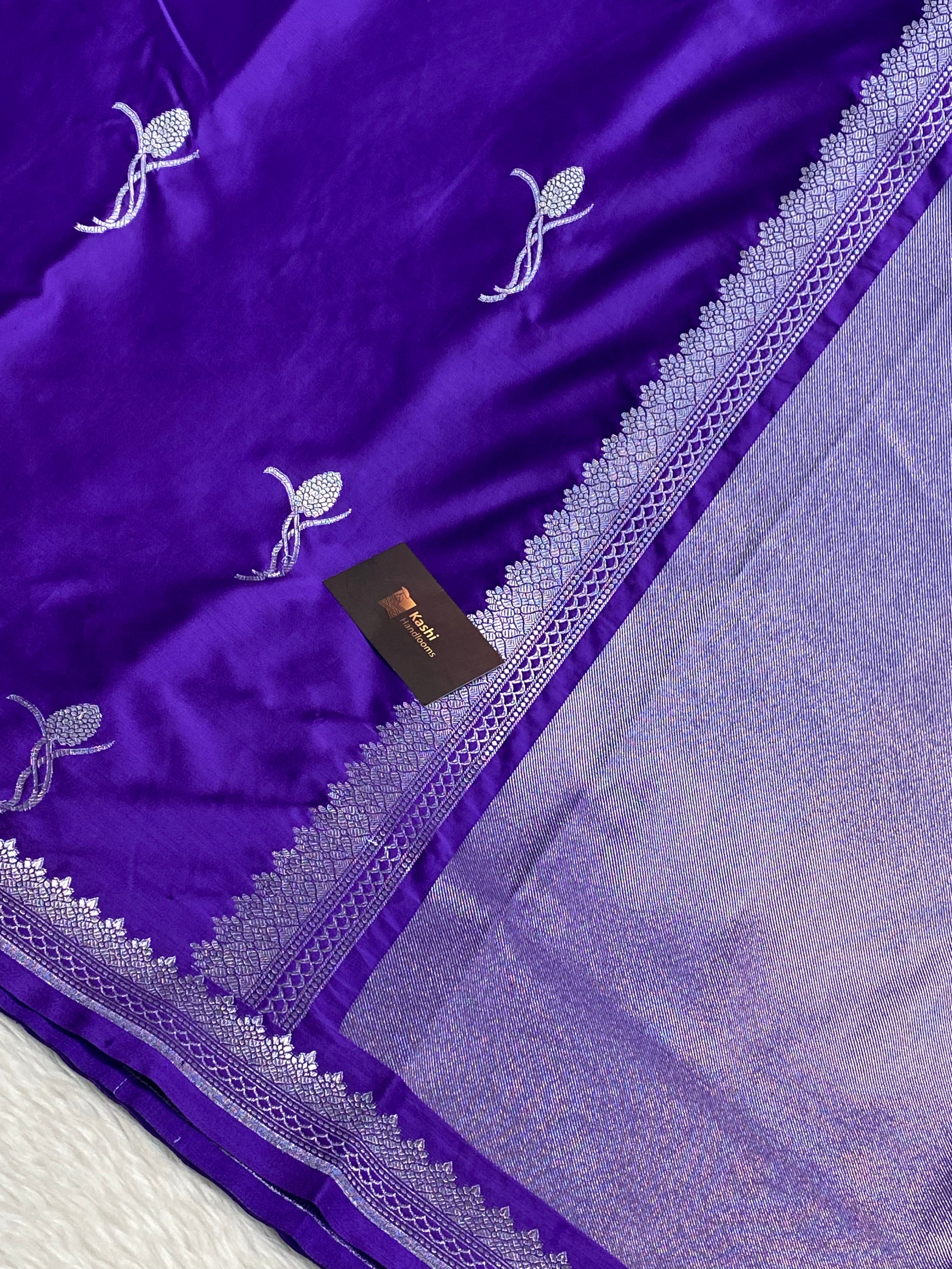 Ouda colour Mashru silk banarasi saree