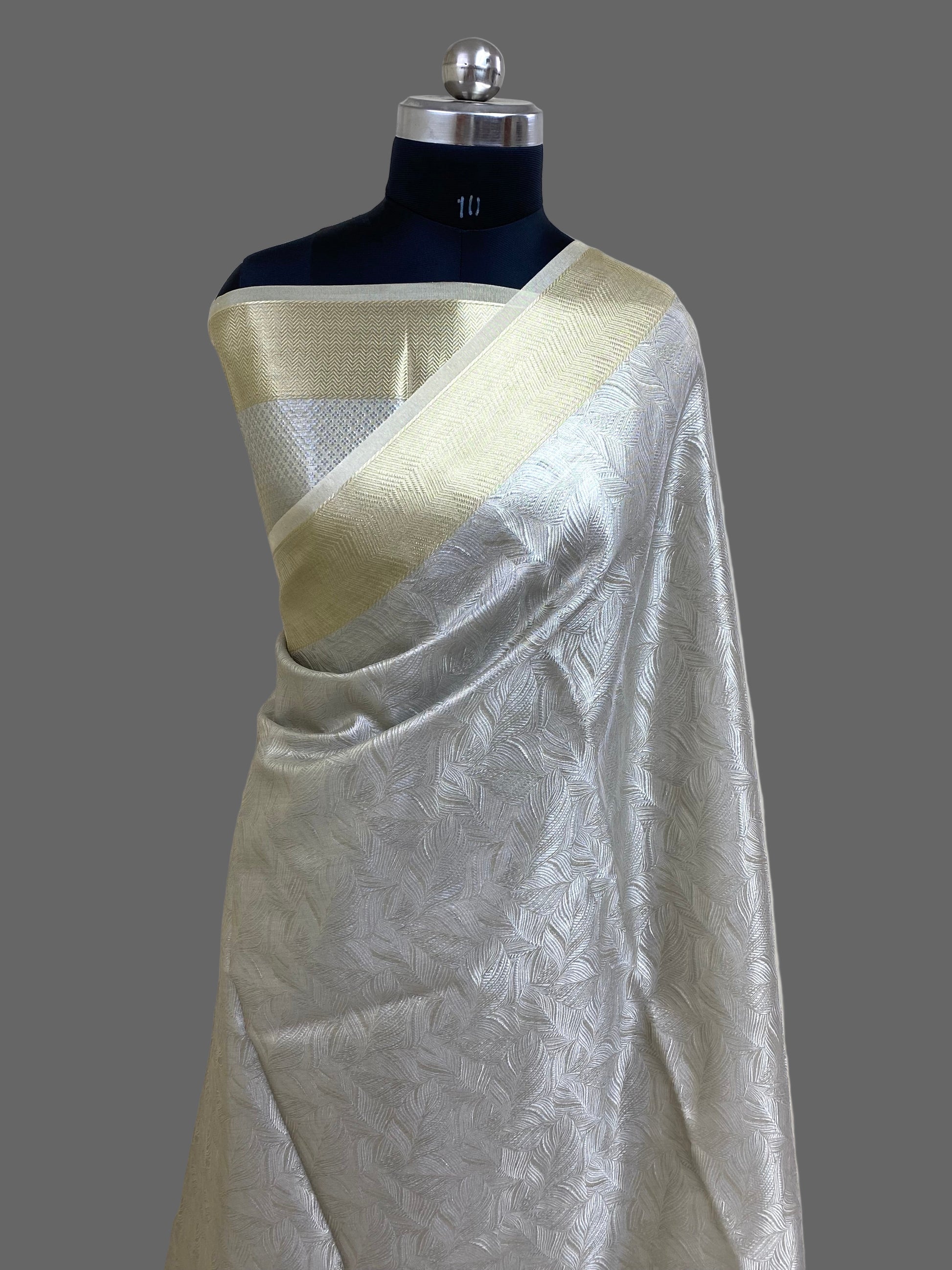 Natural Tussue Silk Banarasi Saree