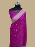 Rani mashru silk banarasi saree