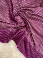 100% pure viscose Magenta Color Banarasi Saree