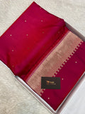 Cherry Rani Mashru Silk Banarasi Saree