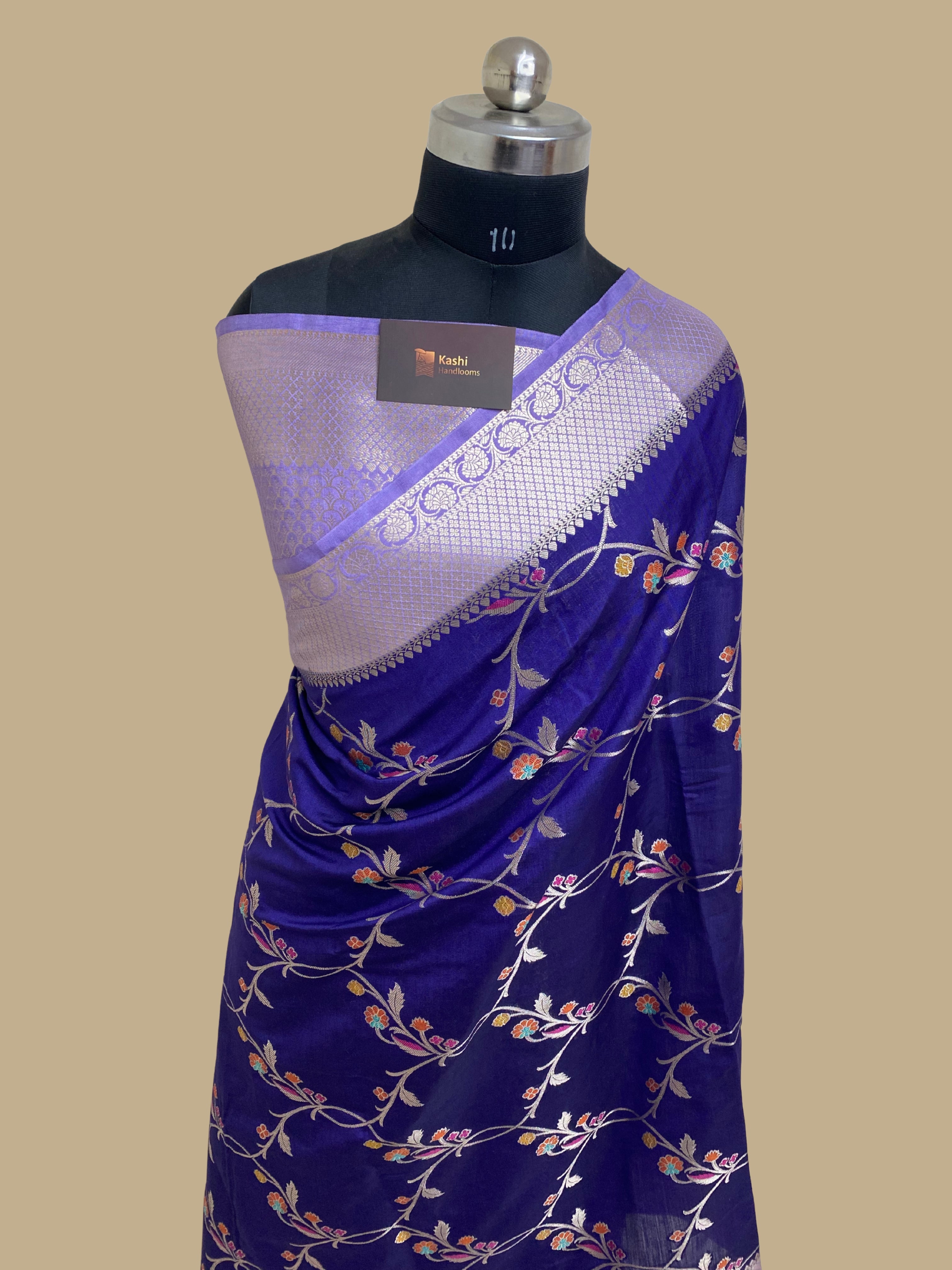 100% Pure chiniya silk banarasi saree