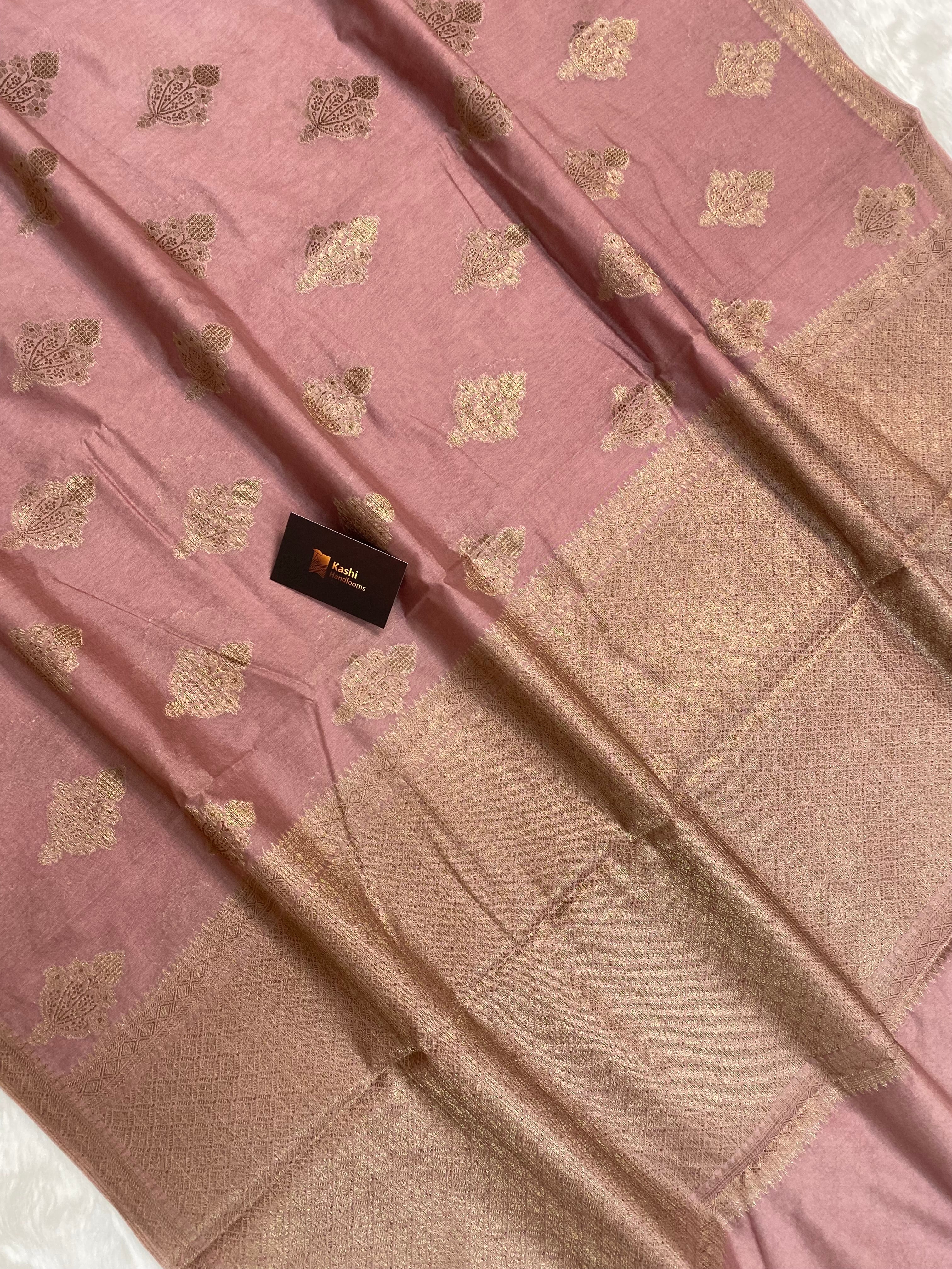 Dasti gorgette silk banarasi saree