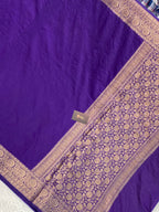 Purple semi Georgette anarasi saree