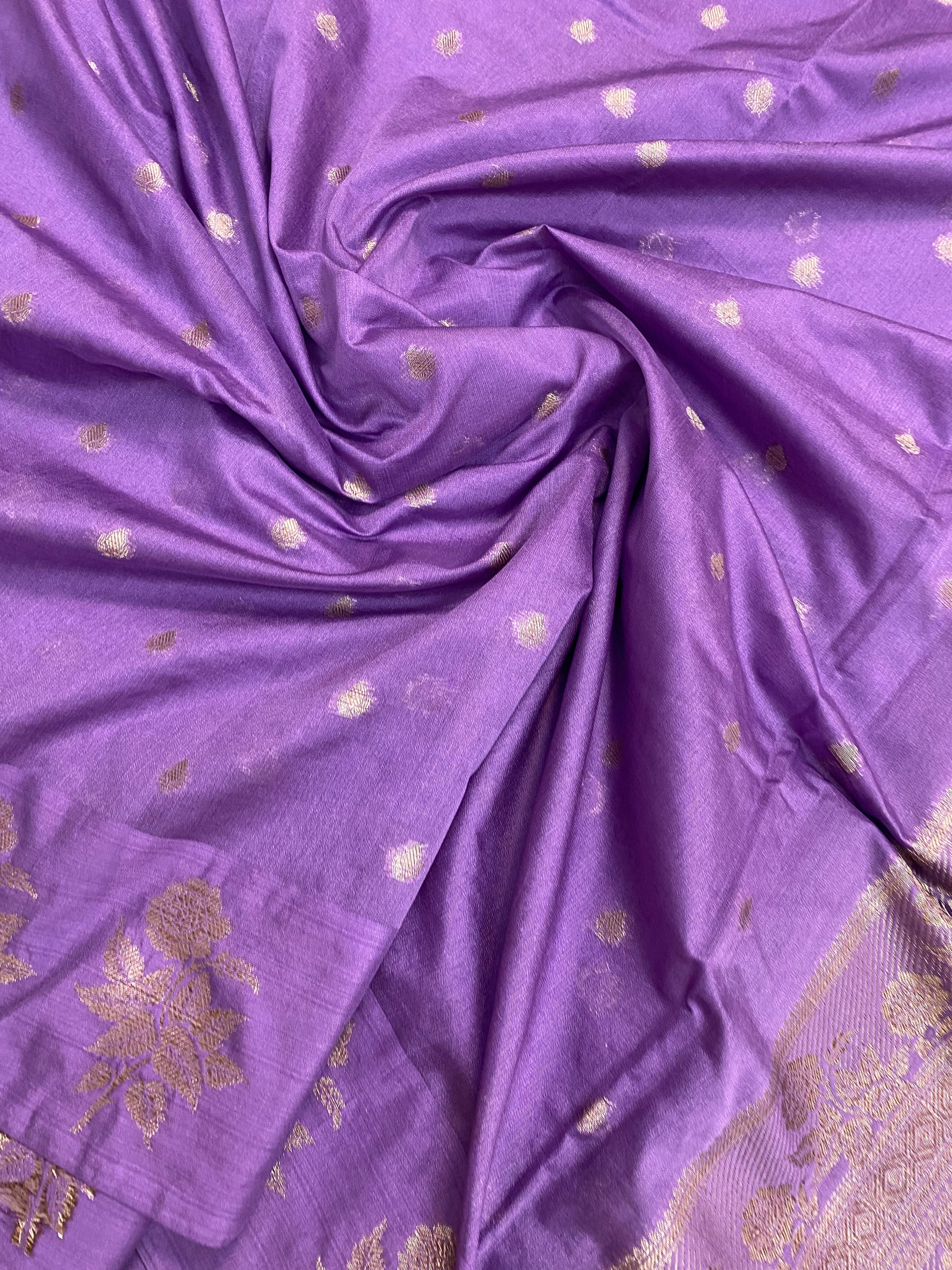 Lovendor Semi Georgette Banarasi Saree