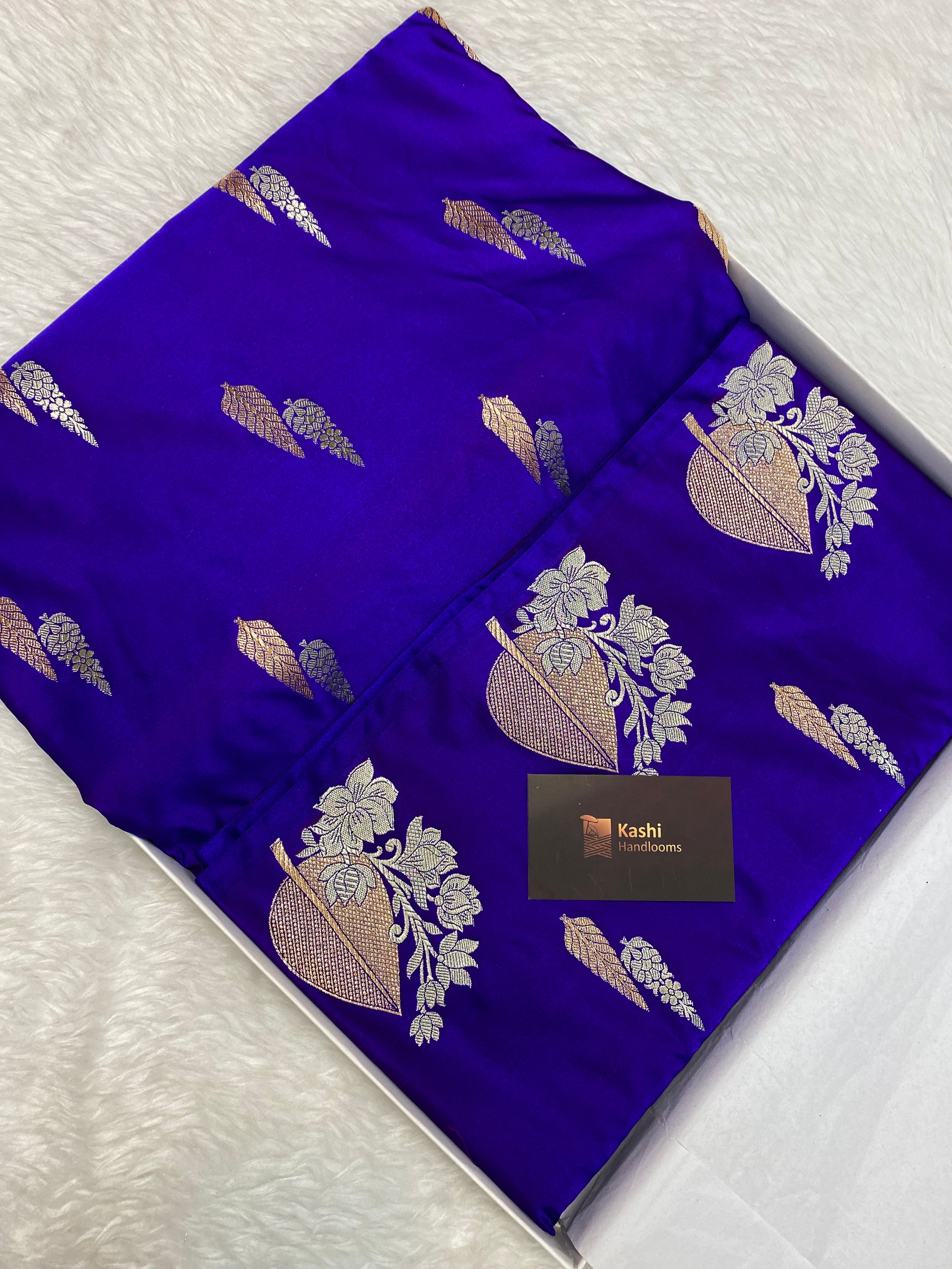 Oouda colur mashru silk banarasi saree