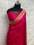 Tanchui Rani Colour Mashru Silk Banarasi Saree 💖