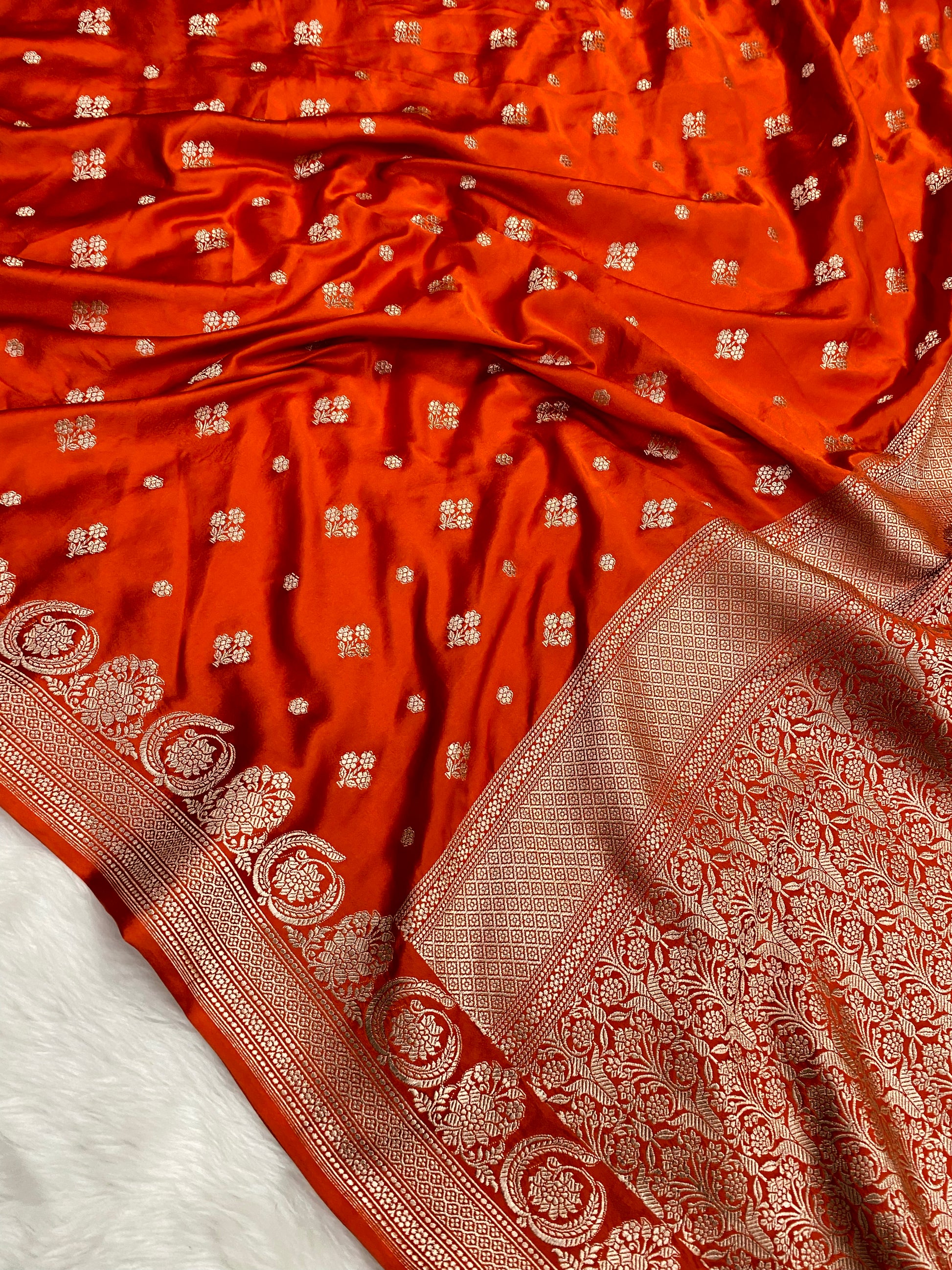 Fanta Mashru Silk Banarasi Saree