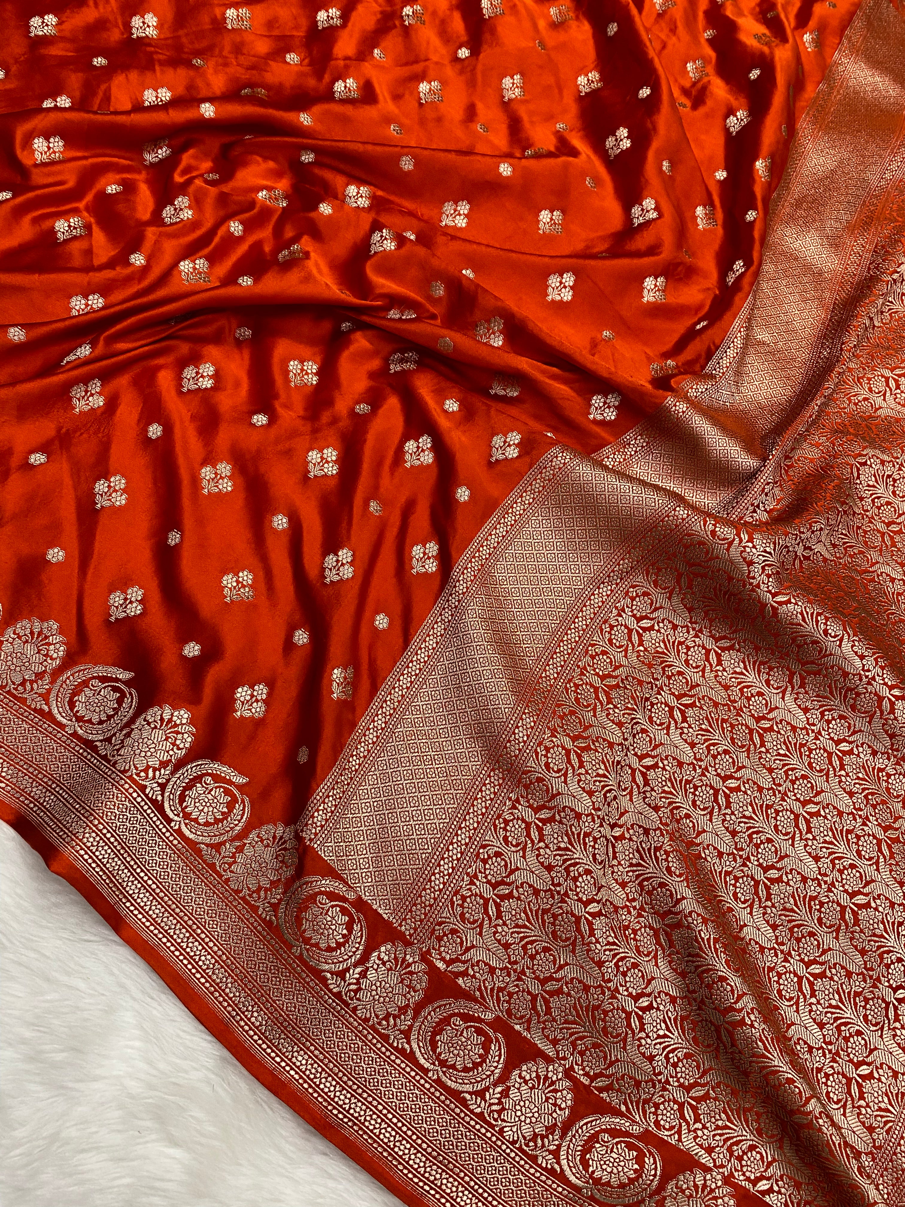 Fanta Mashru Silk Banarasi Saree