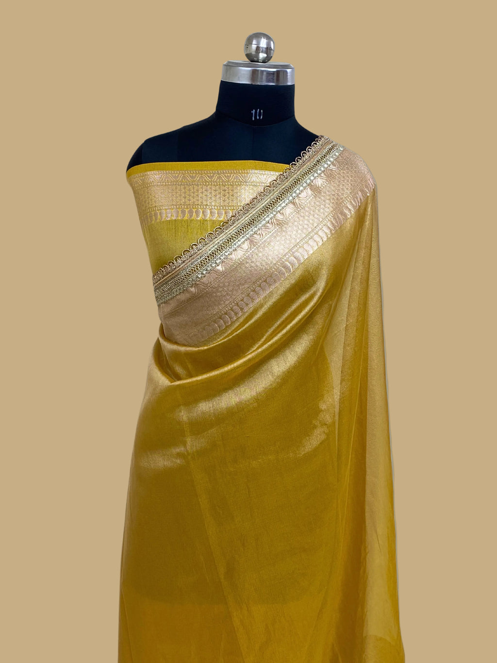 Gold Tissue Silk Banarasi Saree