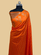 Fanta Color Semi Georgette Banarasi Saree