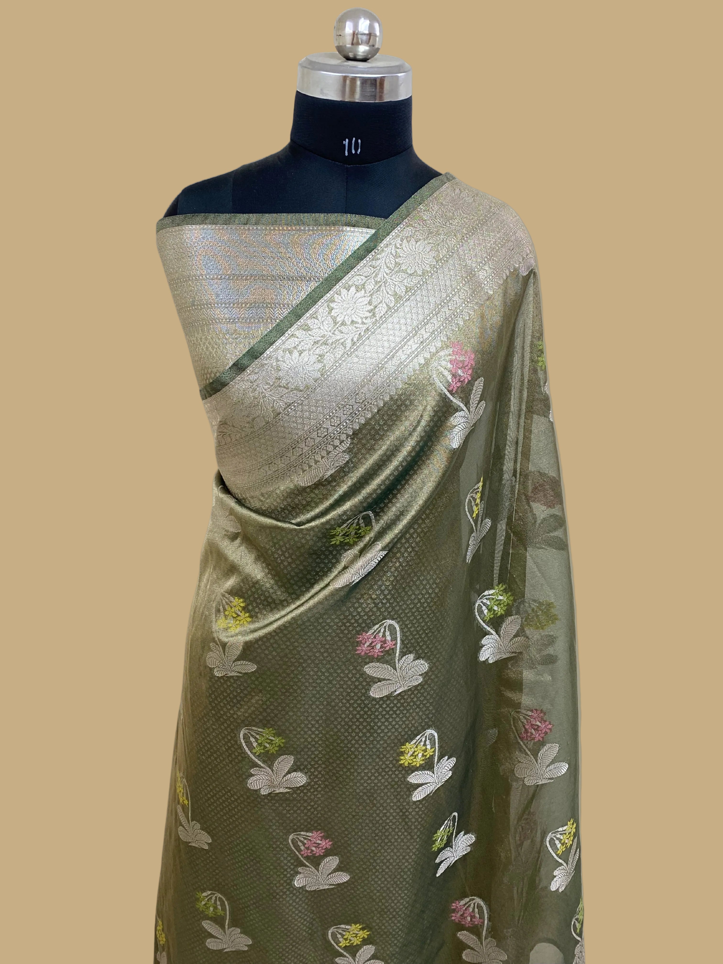 Tussue Silk Banarasi Saree