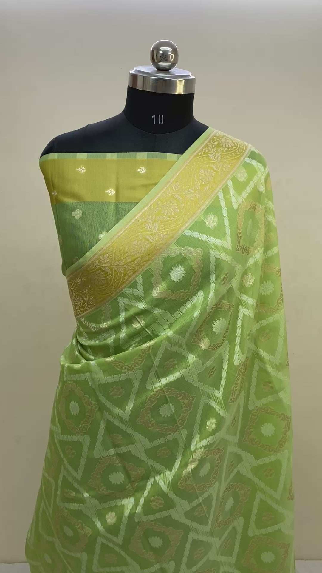 Linen Cotton Banarasi Saree