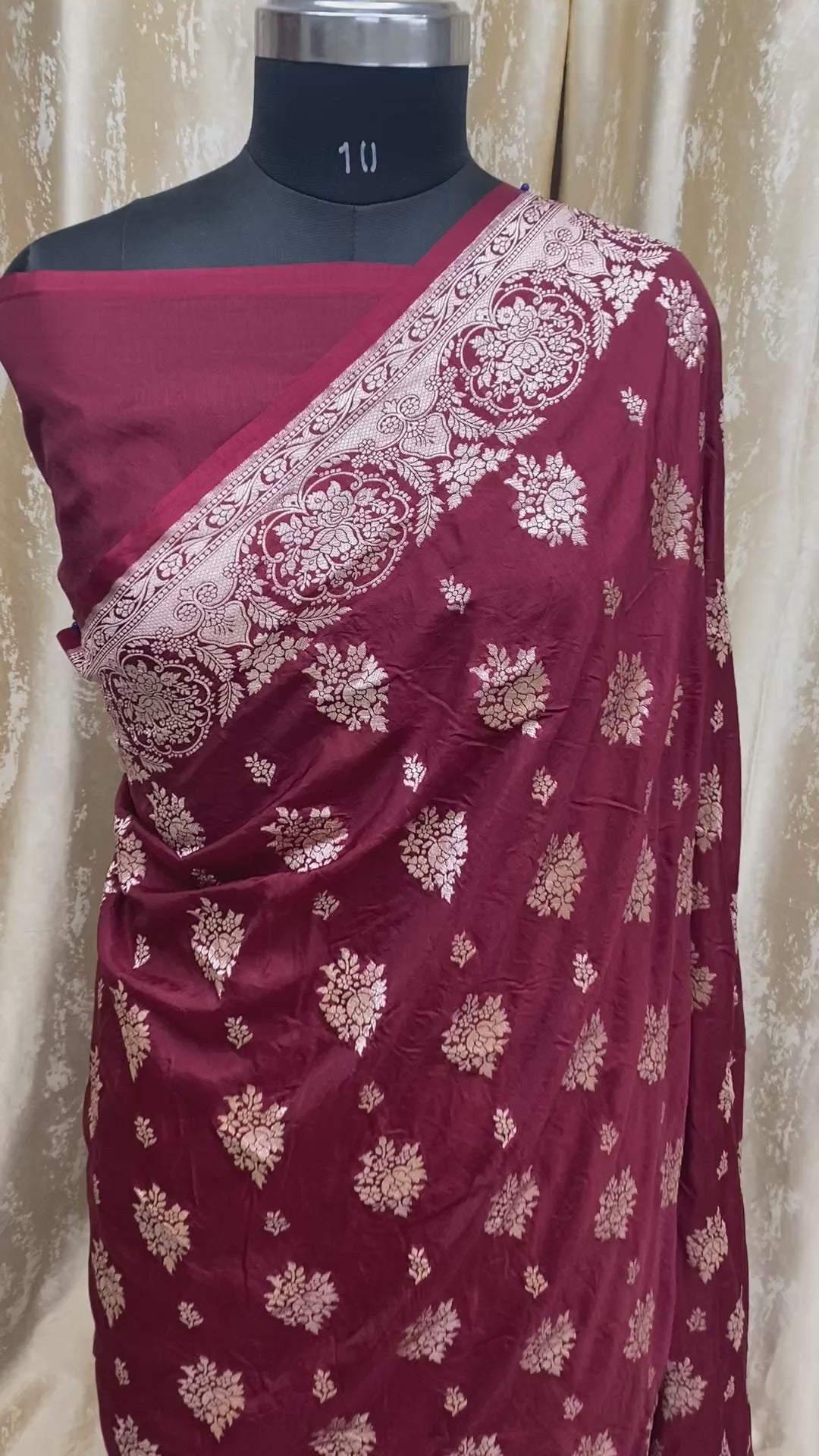 Mashru Silk Banarasi Saree